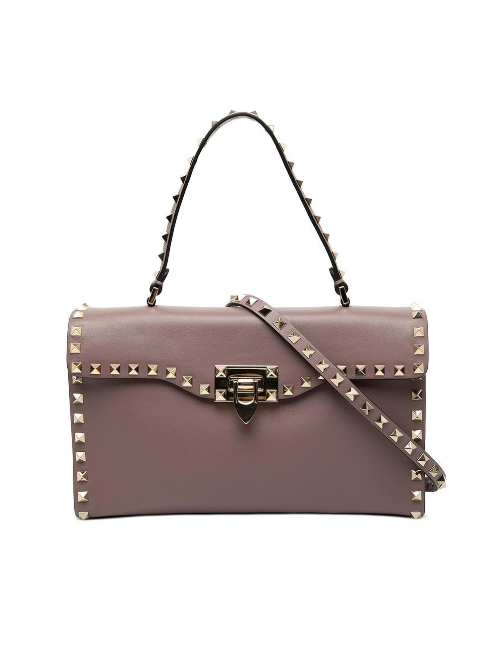 Valentino Small Leather Rockstud Single #339128V73B